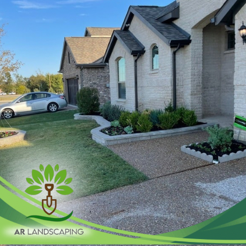 Front yard landscaping